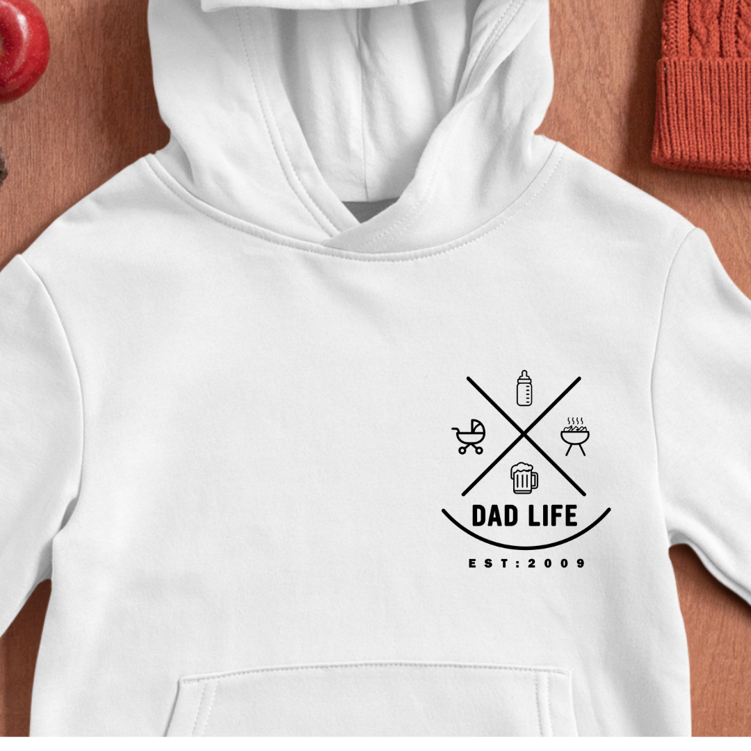 That's DAD Life, Datum personalisierbar - Premium Unisex Hoodie