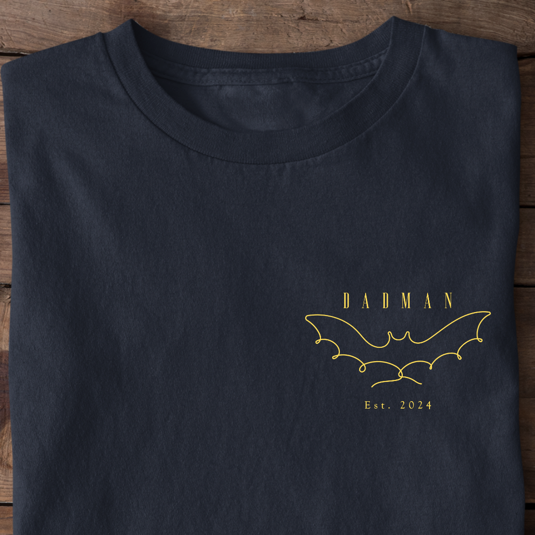 DADMAN One Line Style, Datum personalisierbar - Premium Shirt