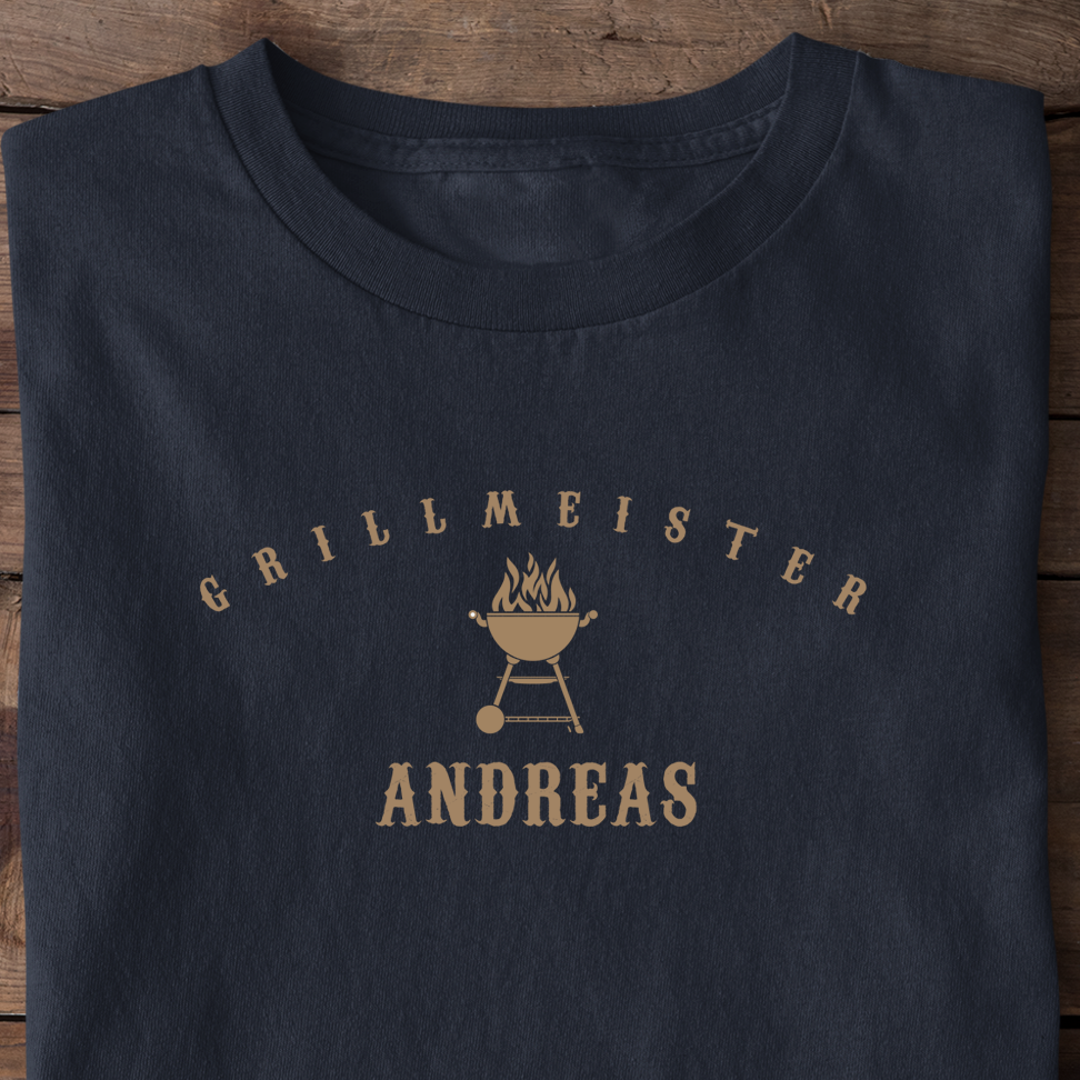 Grillmeister, personalisiertes Shirt