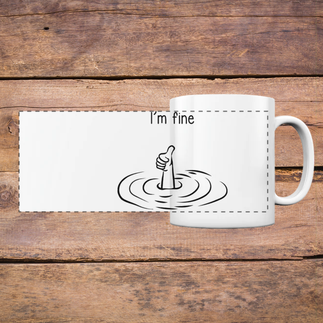 I'm fine - Panorama Tasse