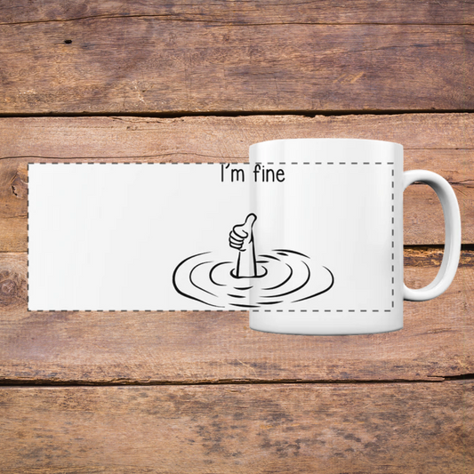 I'm fine - Panorama Tasse