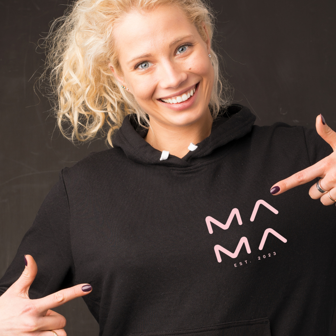 MAMA Minimalist Hoodie - Date Customizable