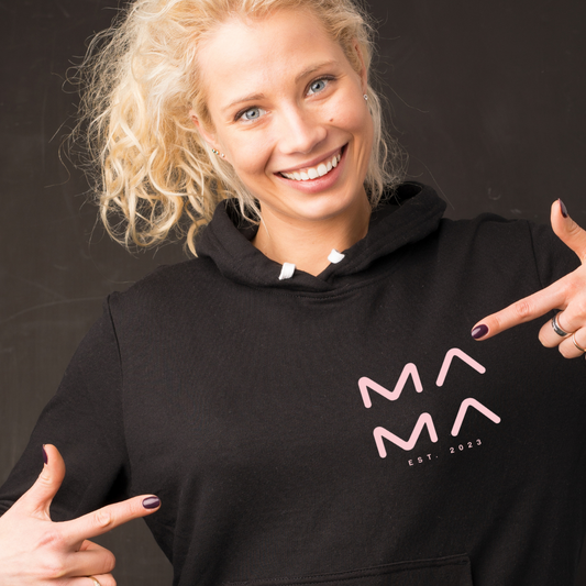 MAMA Minimalist Hoodie - Date Customizable
