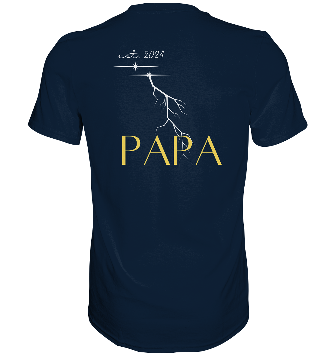 PAPA modern Streetwear, Datum personalisierbar, versch. Farben - Premium Shirt