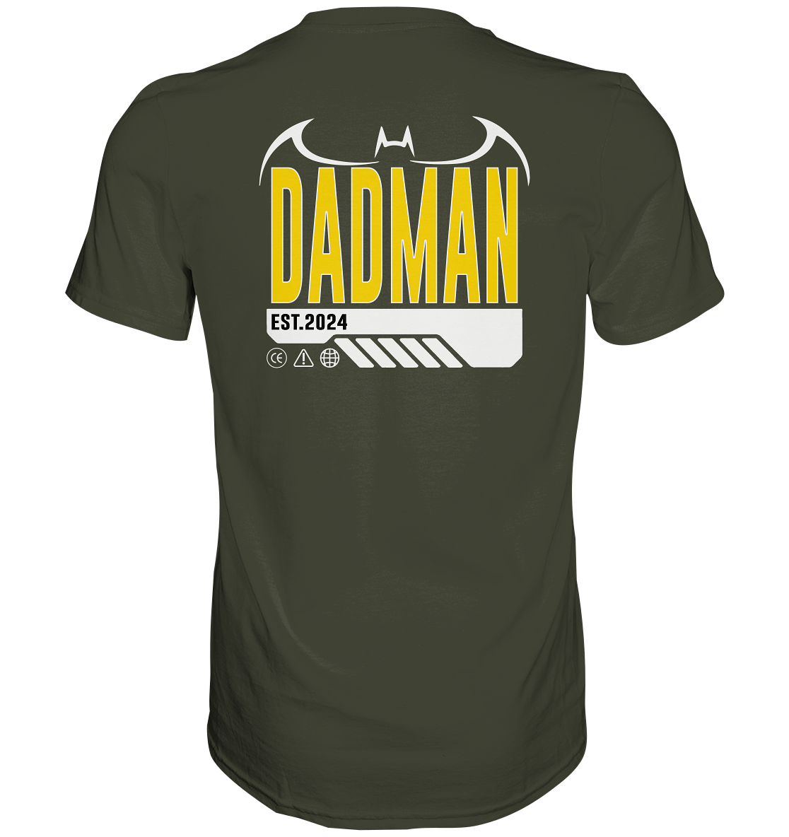 Dadman Streetwear Backprint, Datum personalisierbar - Premium Shirt