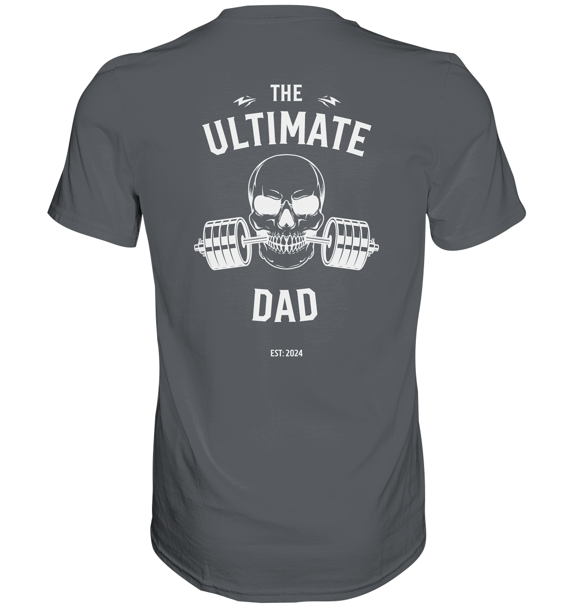 ULTIMATE  DAD, Backprint, Datum personalisierbar - Premium Shirt