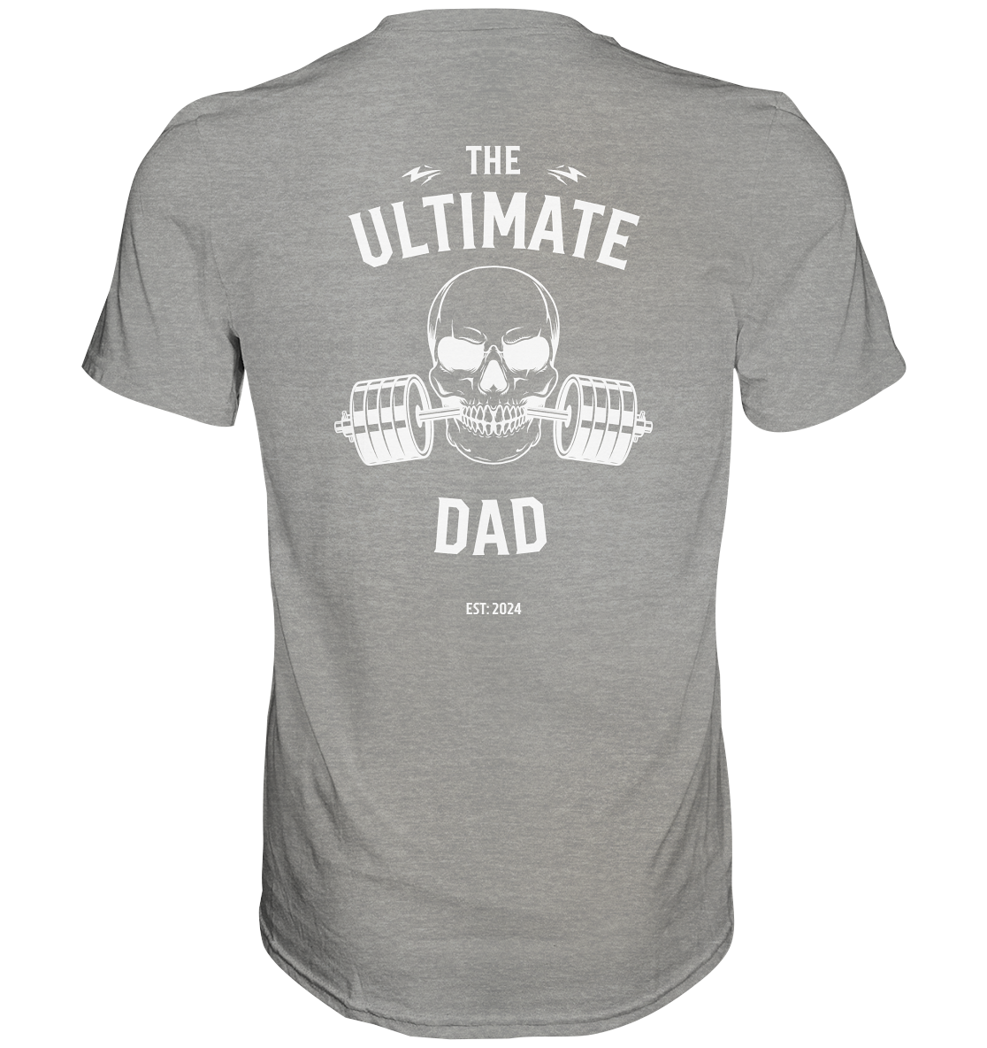 ULTIMATE  DAD, Backprint, Datum personalisierbar - Premium Shirt