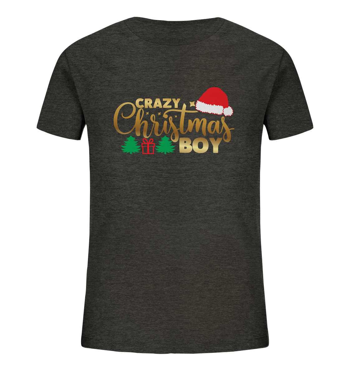 Crazy Christmas BOY - Kindershirt, Organic Shirt