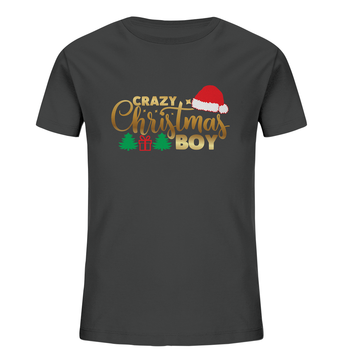 Crazy Christmas BOY - Kindershirt, Organic Shirt