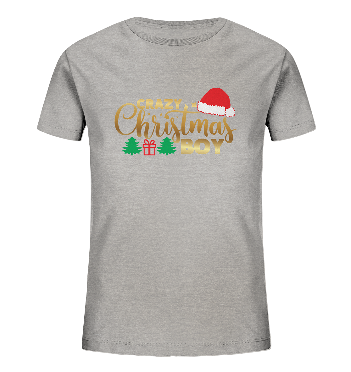 Crazy Christmas BOY - Kindershirt, Organic Shirt