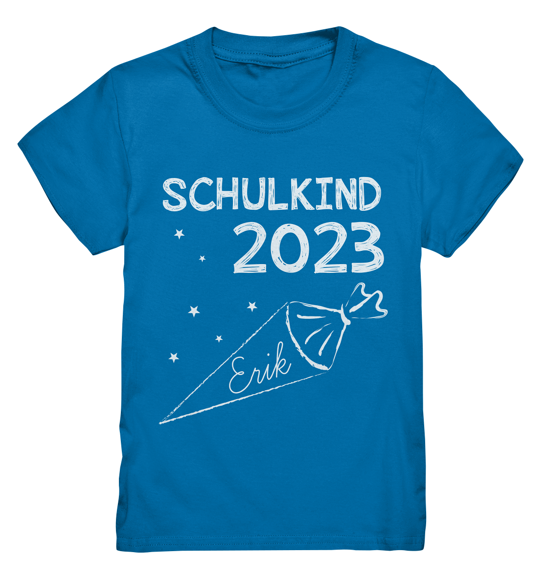 Kindershirt "Schultüte" Schulkind 2024 - Name personalisierbar