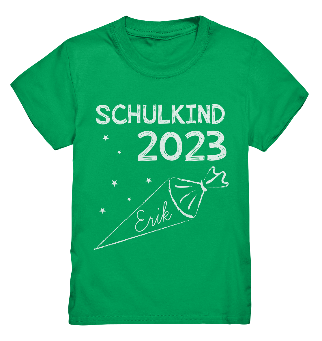 Kindershirt "Schultüte" Schulkind 2024 - Name personalisierbar