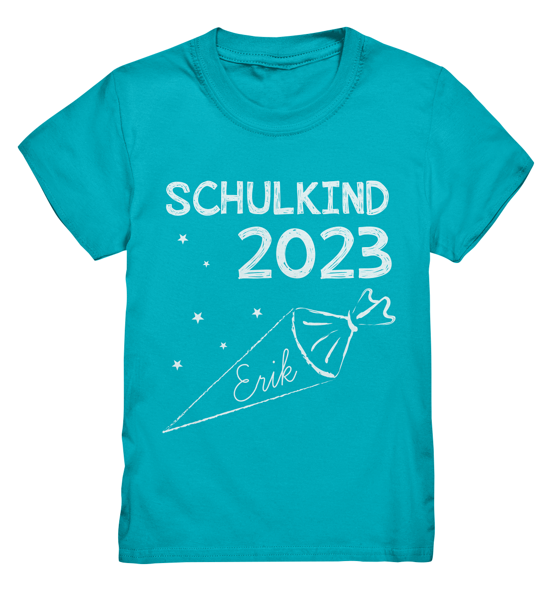 Kindershirt "Schultüte" Schulkind 2024 - Name personalisierbar