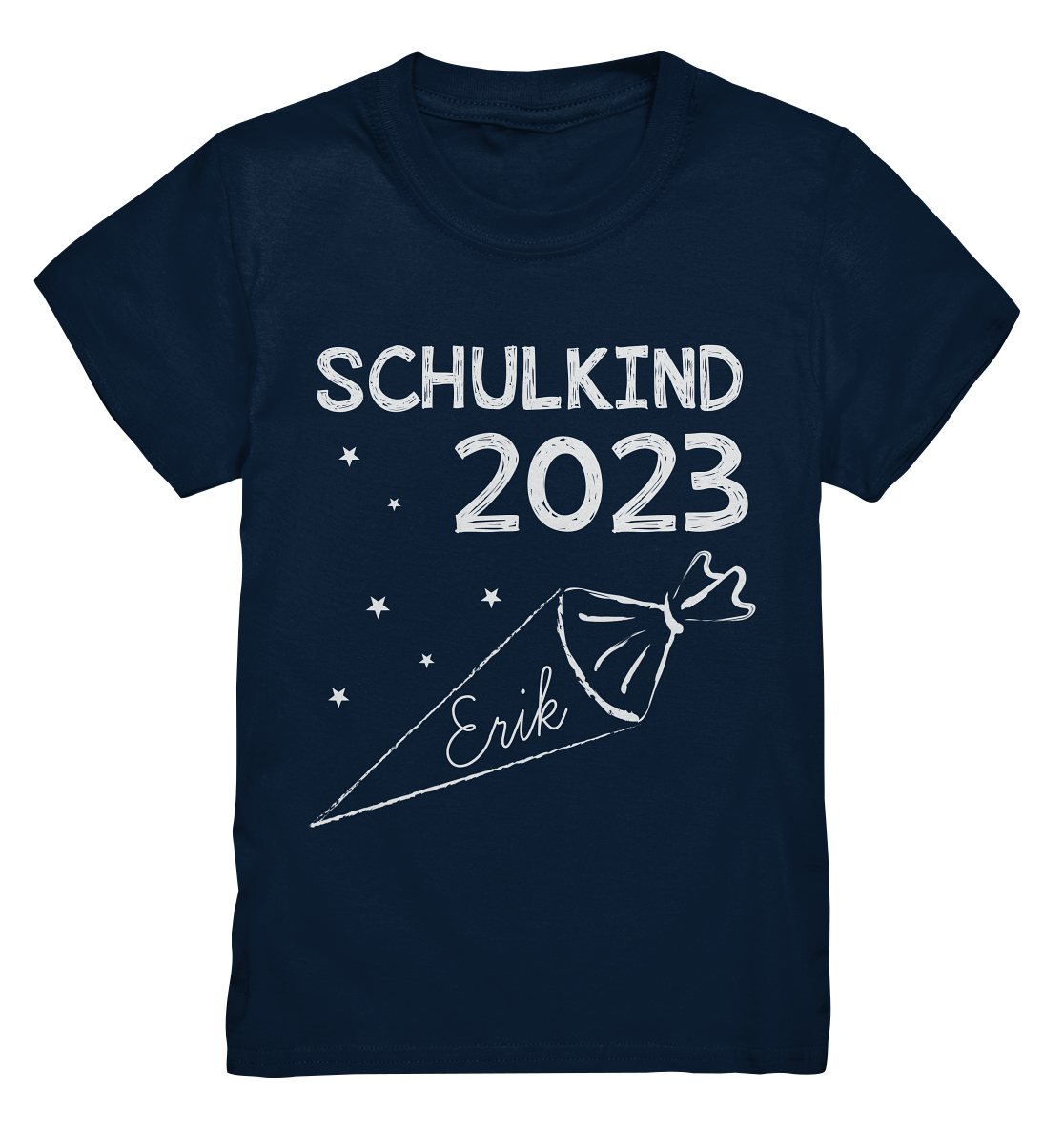Kindershirt "Schultüte" Schulkind 2024 - Name personalisierbar