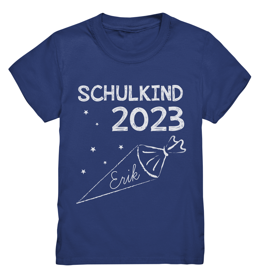 Kindershirt "Schultüte" Schulkind 2024 - Name personalisierbar