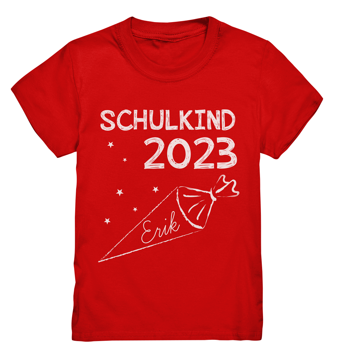 Kindershirt "Schultüte" Schulkind 2024 - Name personalisierbar
