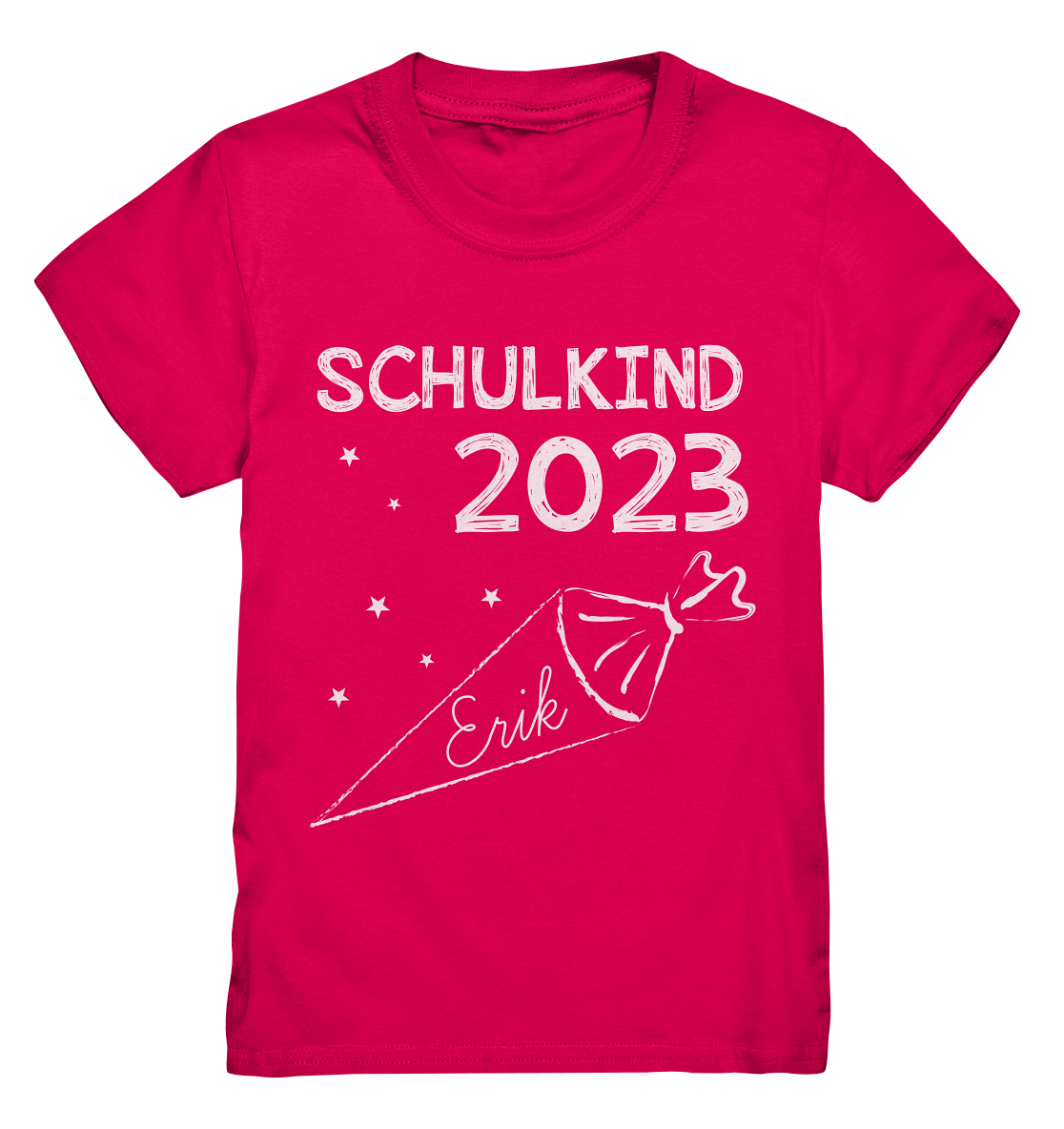Kindershirt "Schultüte" Schulkind 2024 - Name personalisierbar