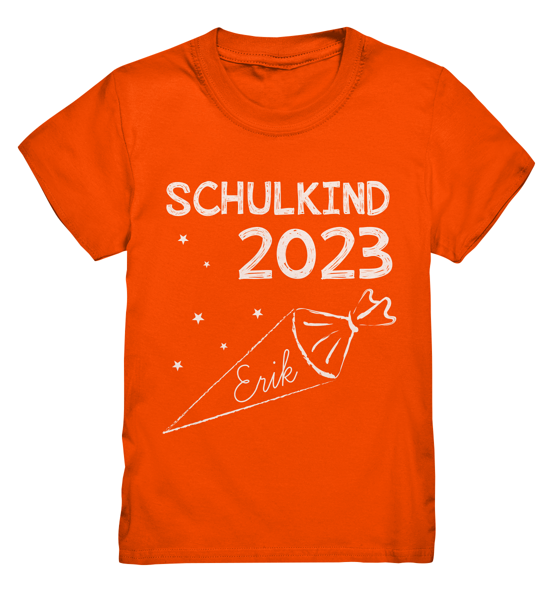 Kindershirt "Schultüte" Schulkind 2024 - Name personalisierbar