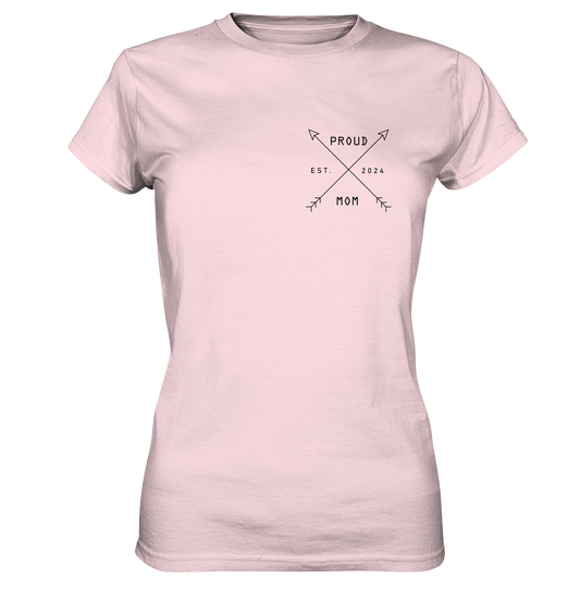 Proud Mom, Datum personalisierbar, Premium Shirt - Ladies Premium Shirt