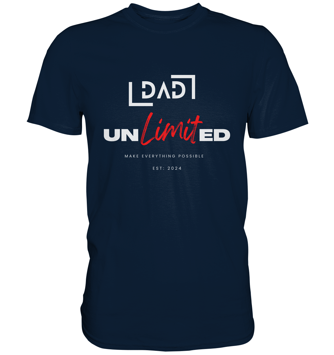 DAD Unlimited, Datum personalisierbar - Premium Shirt