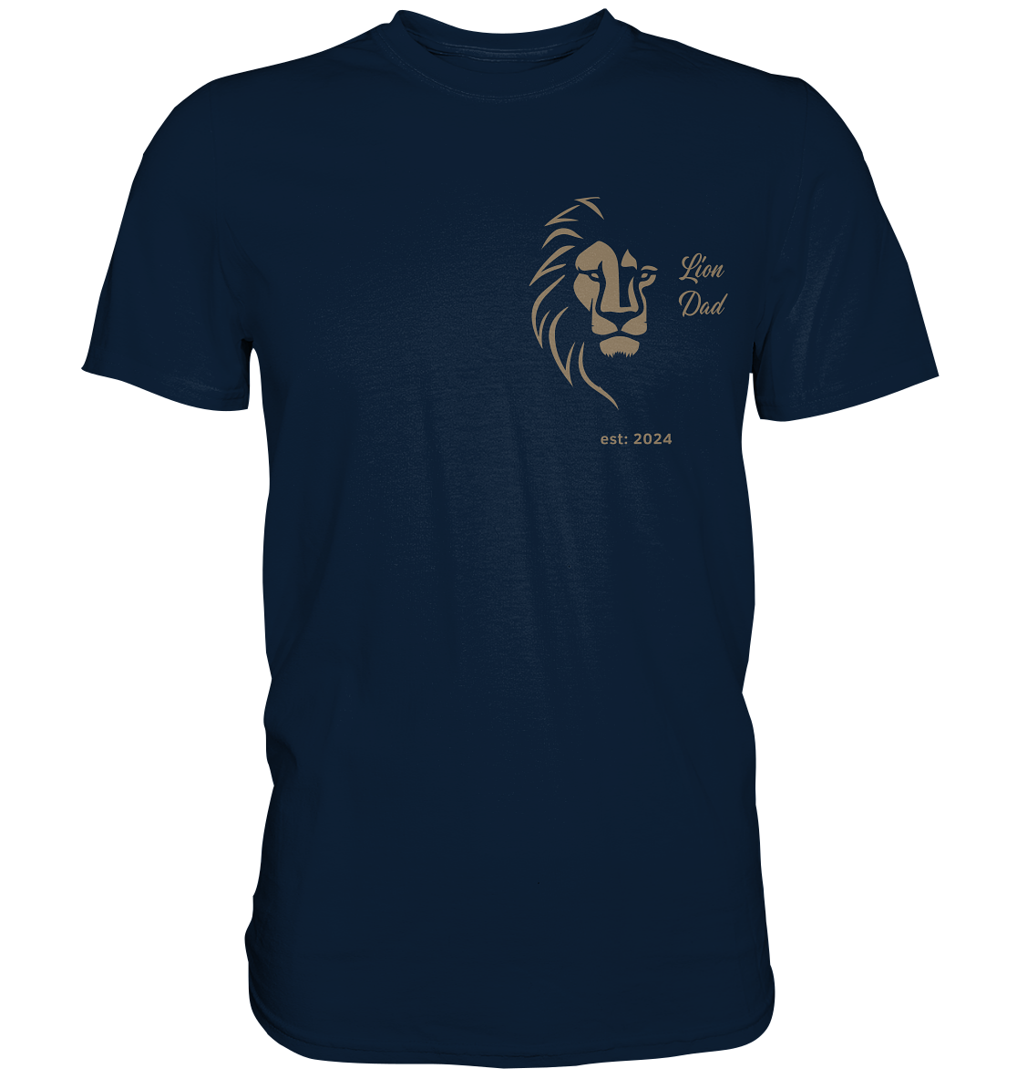 LION  DAD, Datum personalisierbar - Premium Shirt