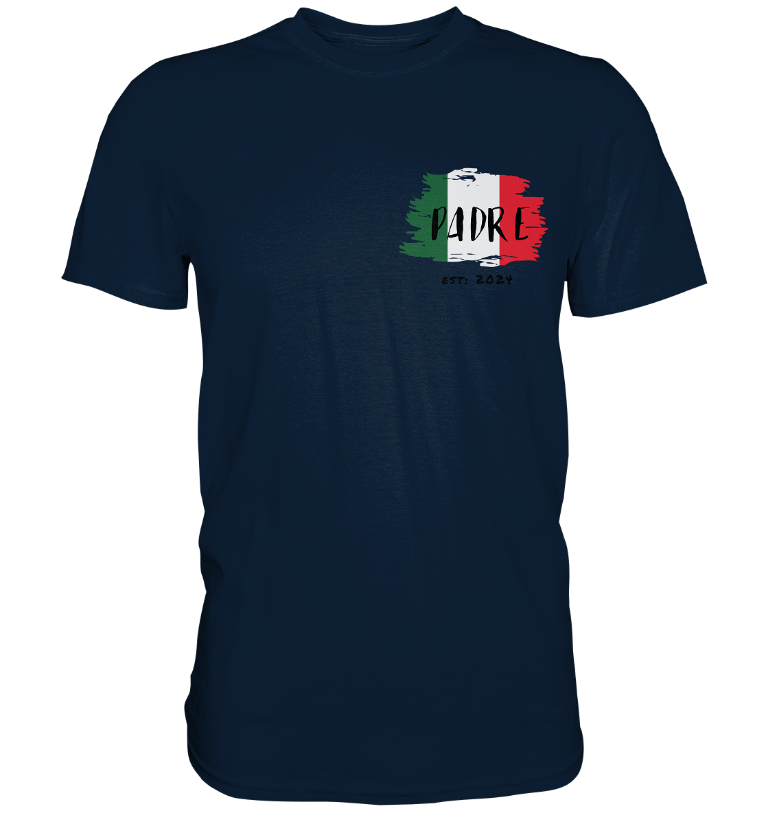 Padre Italia, Datum personalisierbar - Premium Shirt