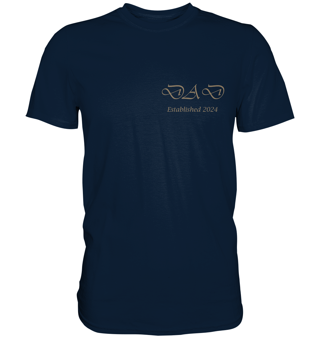 DAD established 2024, Datum personalisierbar - Premium Shirt