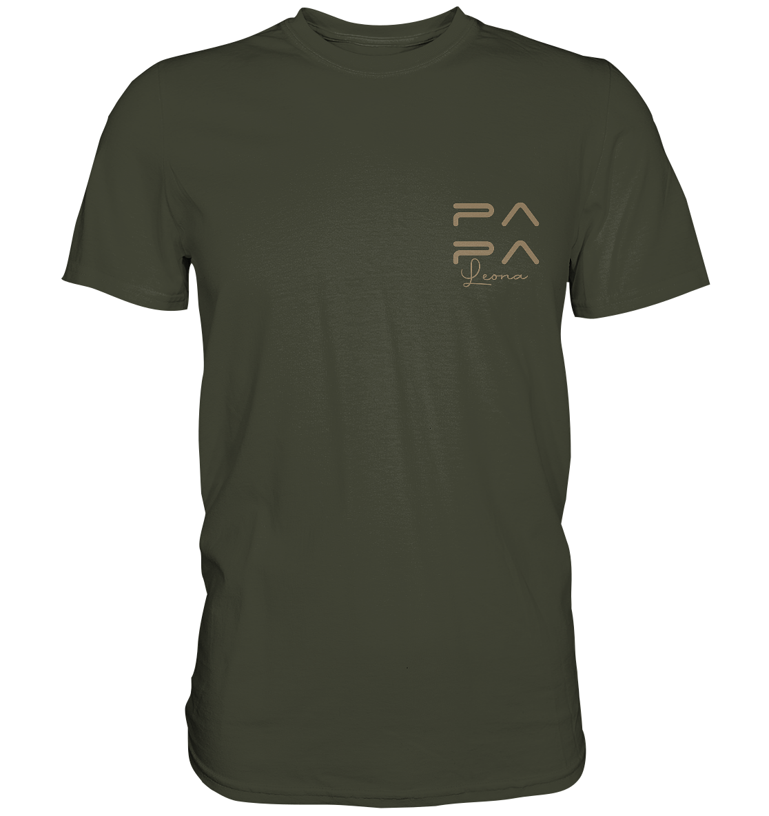 Papa T-Shirt + personalisierter Name