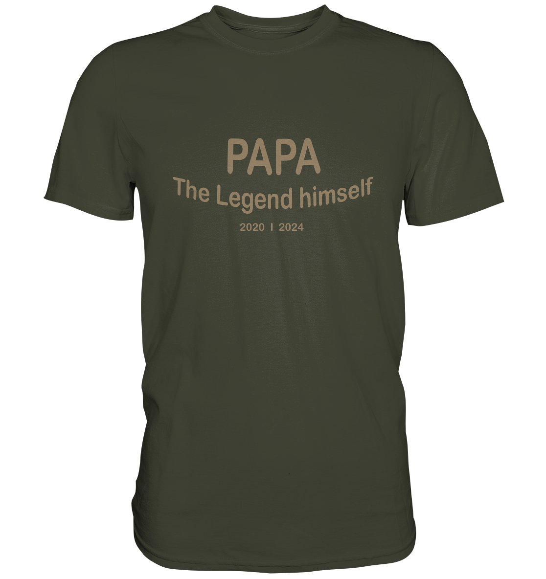 PAPA, the Legend himself, Datum personalisierbar - Premium Shirt