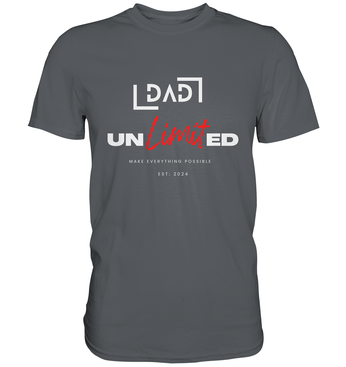 DAD Unlimited, Datum personalisierbar - Premium Shirt