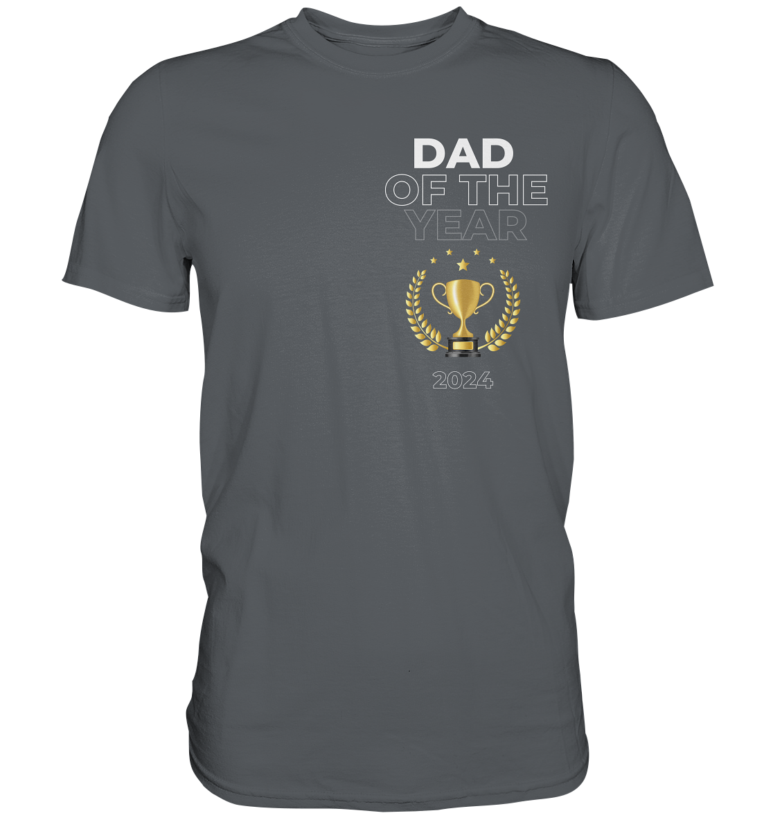 DAD of the Year, Datum personalisierbar - Premium Shirt