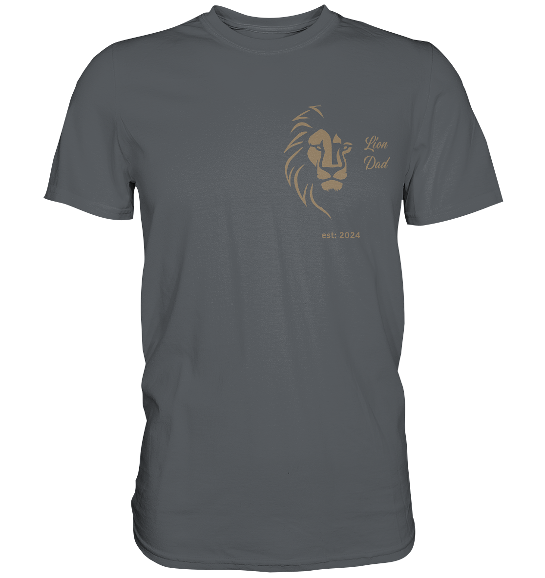 LION  DAD, Datum personalisierbar - Premium Shirt
