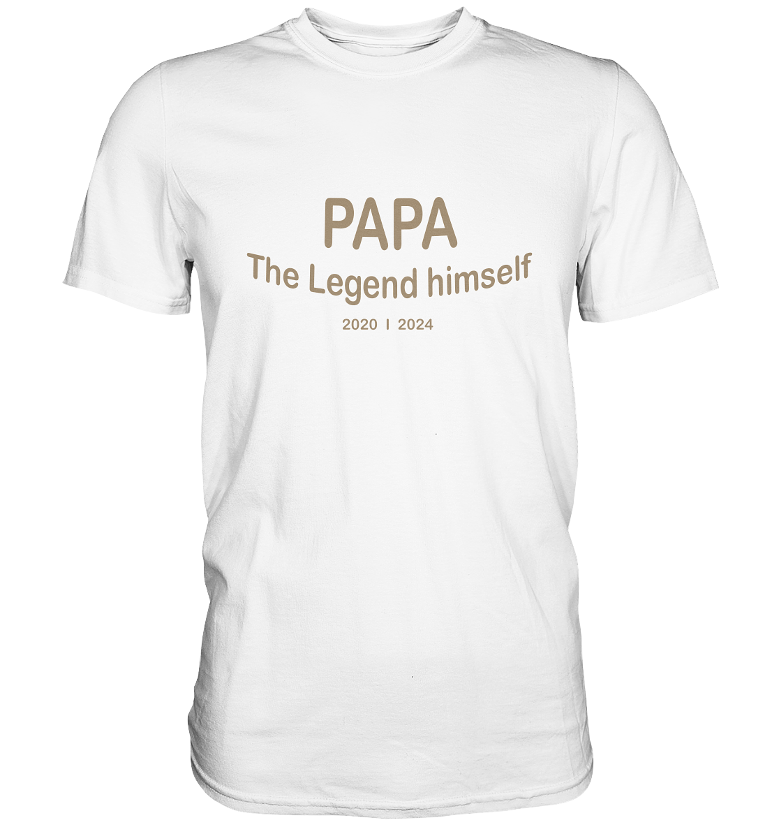 PAPA, the Legend himself, Datum personalisierbar - Premium Shirt