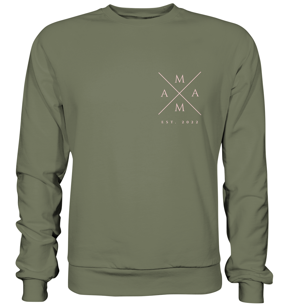 Mama Cross Premium Sweater, Datum personalisierbar - Premium Sweatshirt