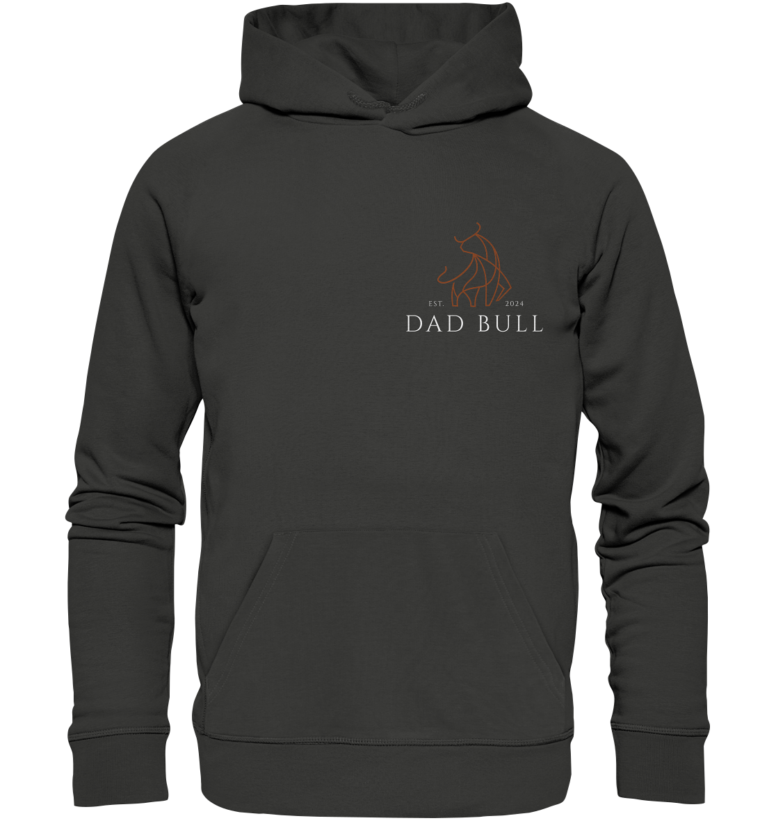 DAD BULL, Datum pers., versch. Farben, Premium Hoodie - Premium Unisex Hoodie