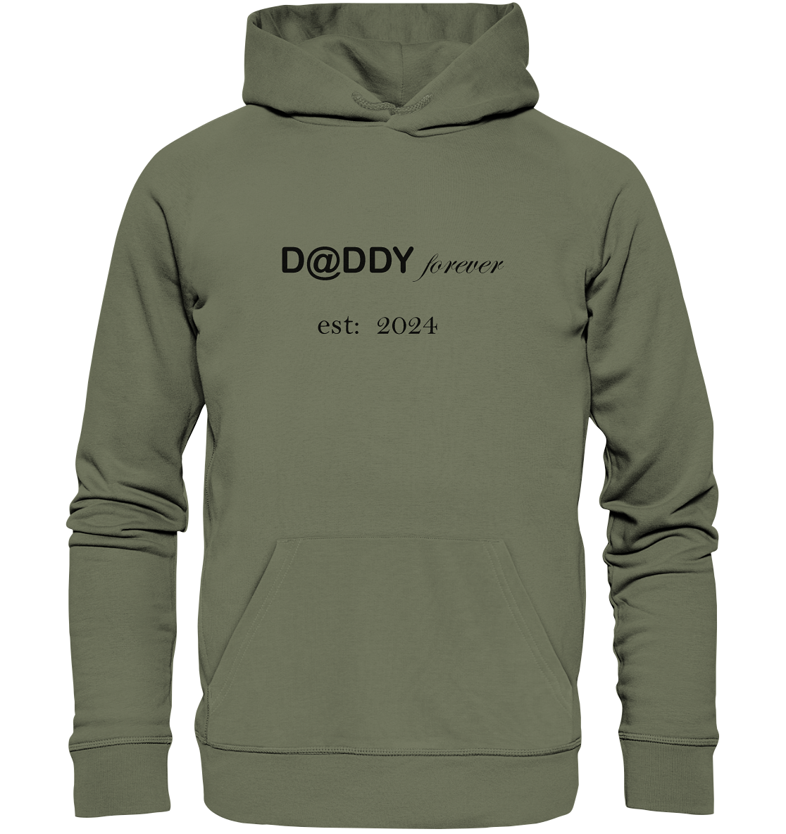 D@ddy forever, Datum personalisierbar - Premium Unisex Hoodie