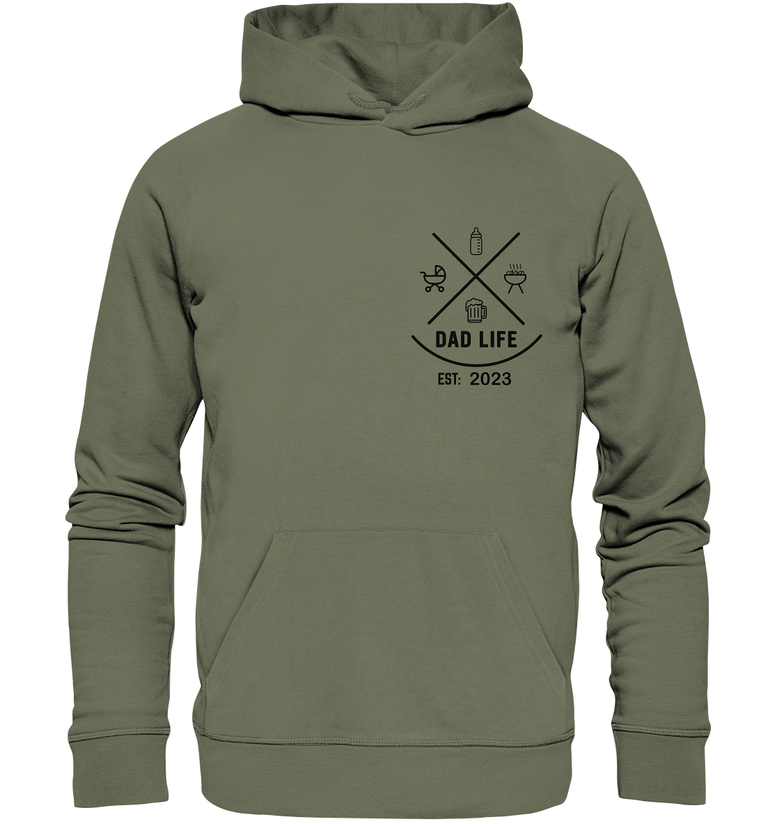That's DAD Life, Datum personalisierbar - Premium Unisex Hoodie