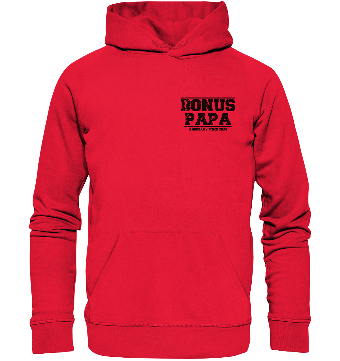 BONUS Papa, Name und Datum personalisierbar - Premium Unisex Hoodie