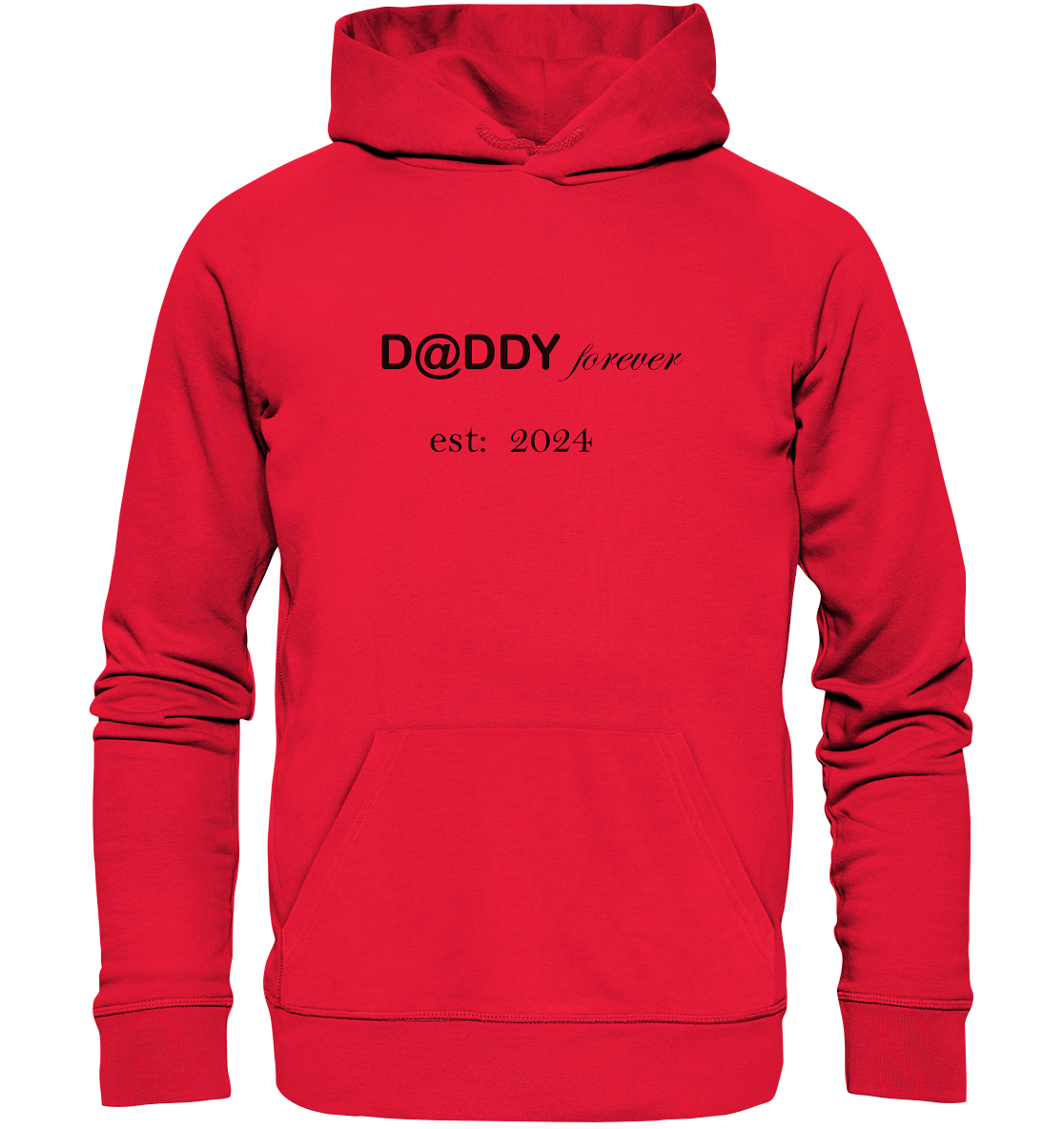 D@ddy forever, Datum personalisierbar - Premium Unisex Hoodie