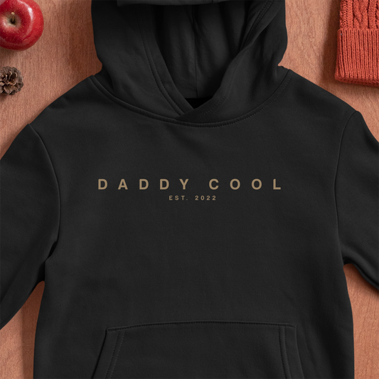 Daddy Cool Modern Edition Hoodie - Datum personalisierbar