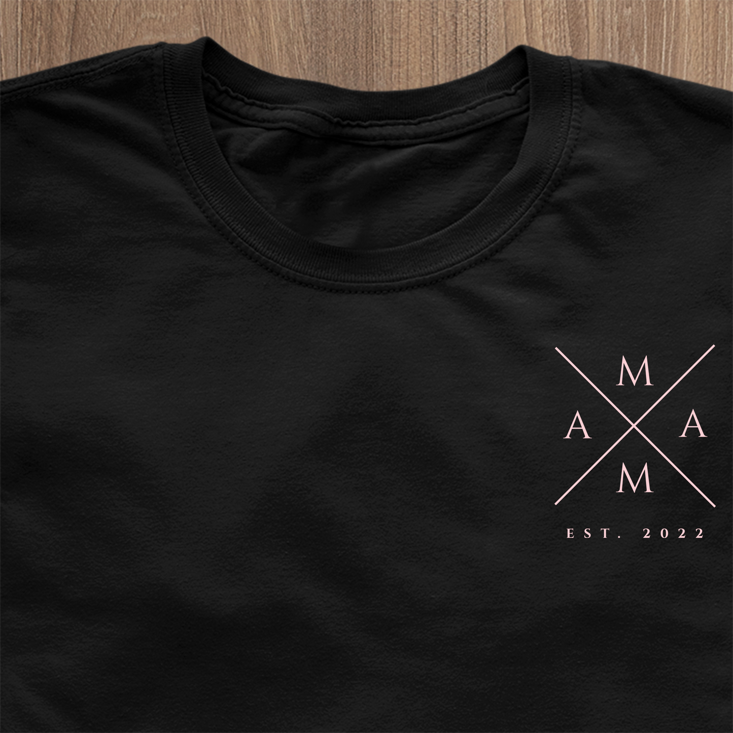 MAMA Cross T-Shirt - Datum personalisierbar