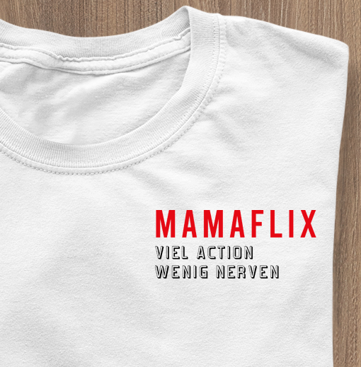 MAMAFLIX - T-Shirt weiß
