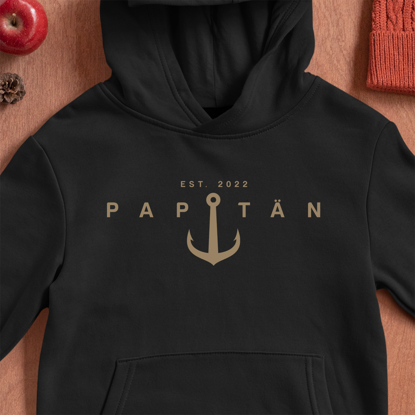 Papitän Modern Edition Hoodie - Datum personalisierbar