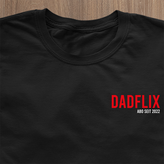 DADFLIX ABO SEIT T-Shirt - Datum personalisierbar