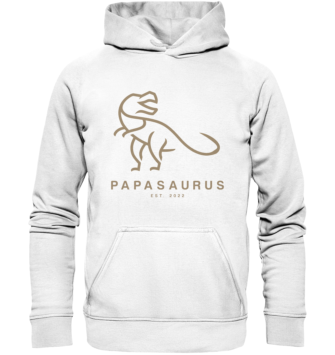 Papasaurus Hoodie - Date Customizable