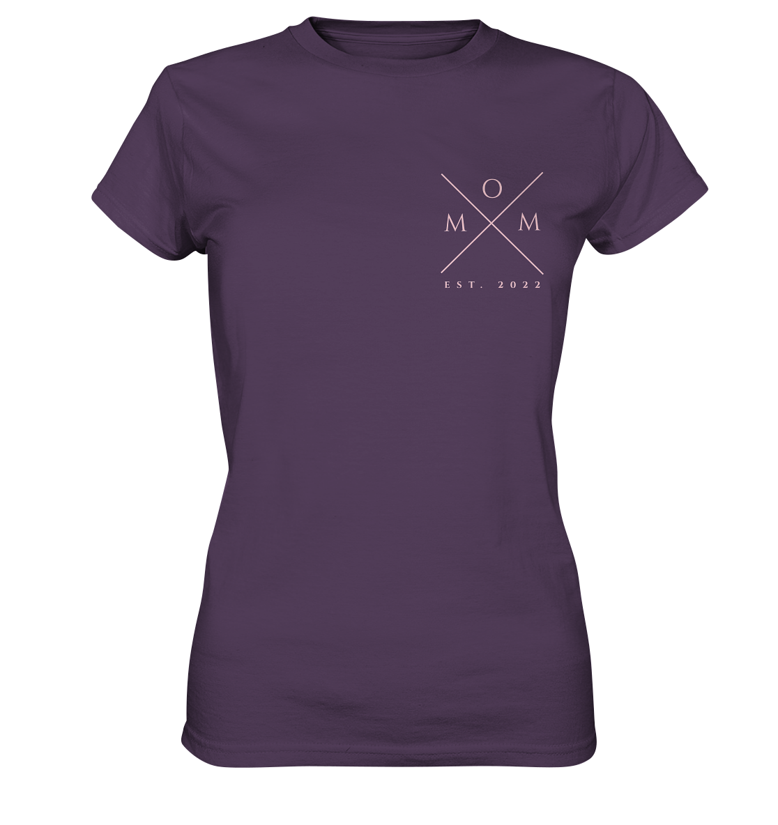 Mom Cross T-Shirt - Datum personalisierbar