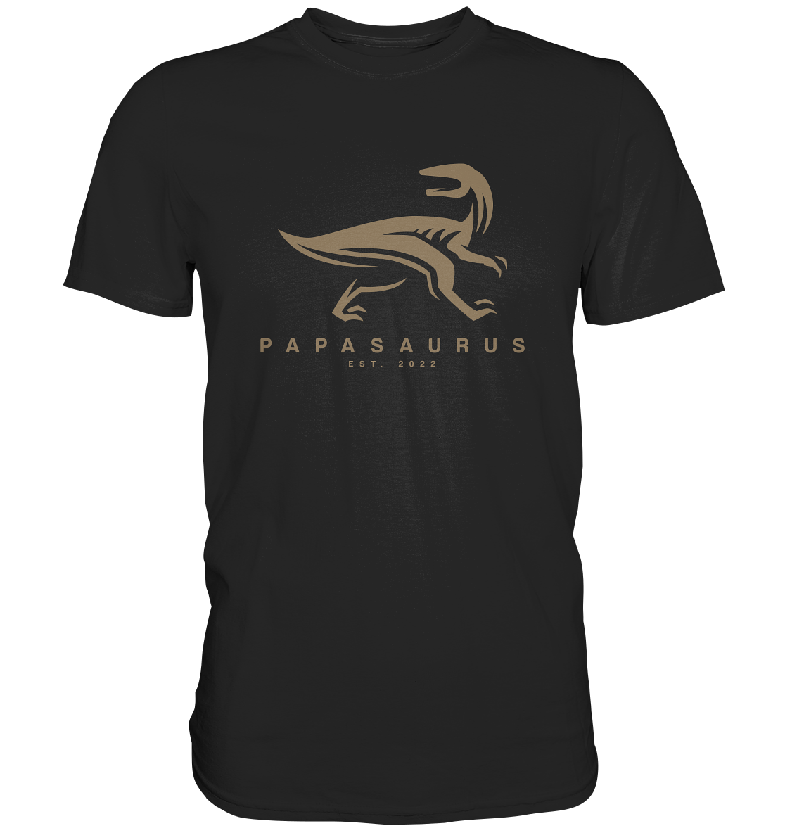Papasaurus V2 - Datum personalisierbar - Premium Shirt