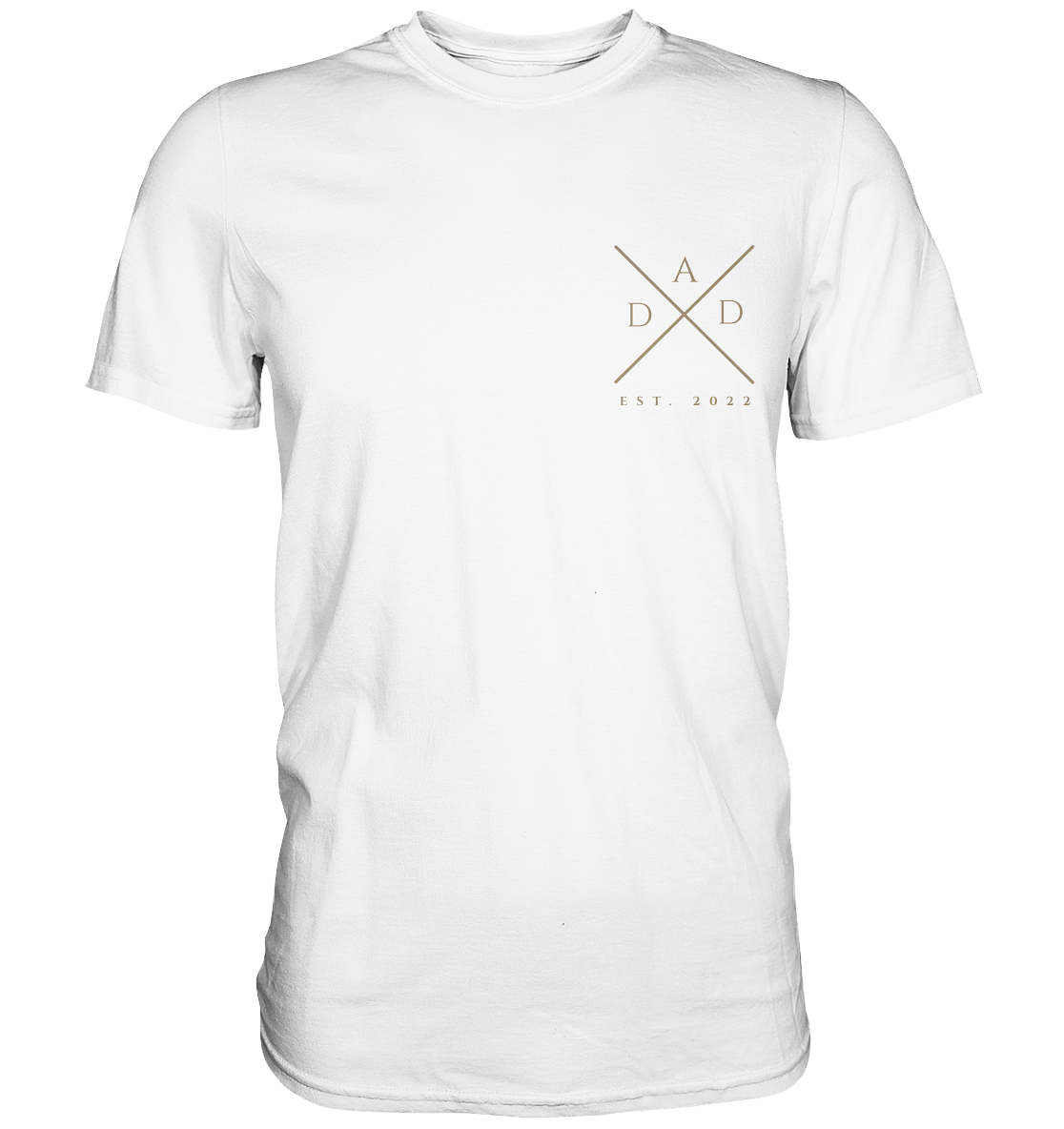 Dad Cross T-Shirt - Datum personalisierbar