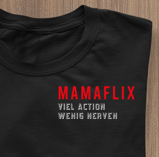 MAMAFLIX - T-Shirt schwarz