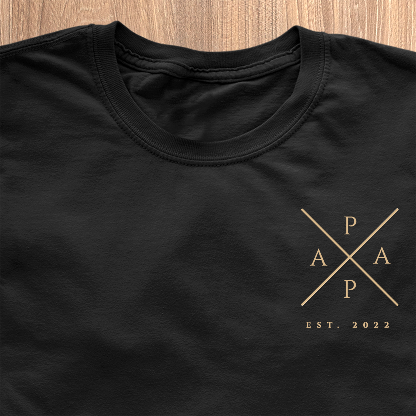 Papa Cross T-shirt - Personlig datum